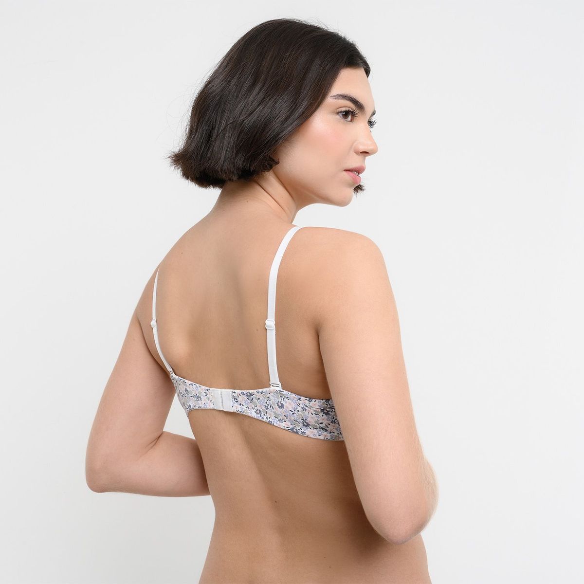 SYBILLA - Brasier push up con Flores Push Up Con varilla Sybilla