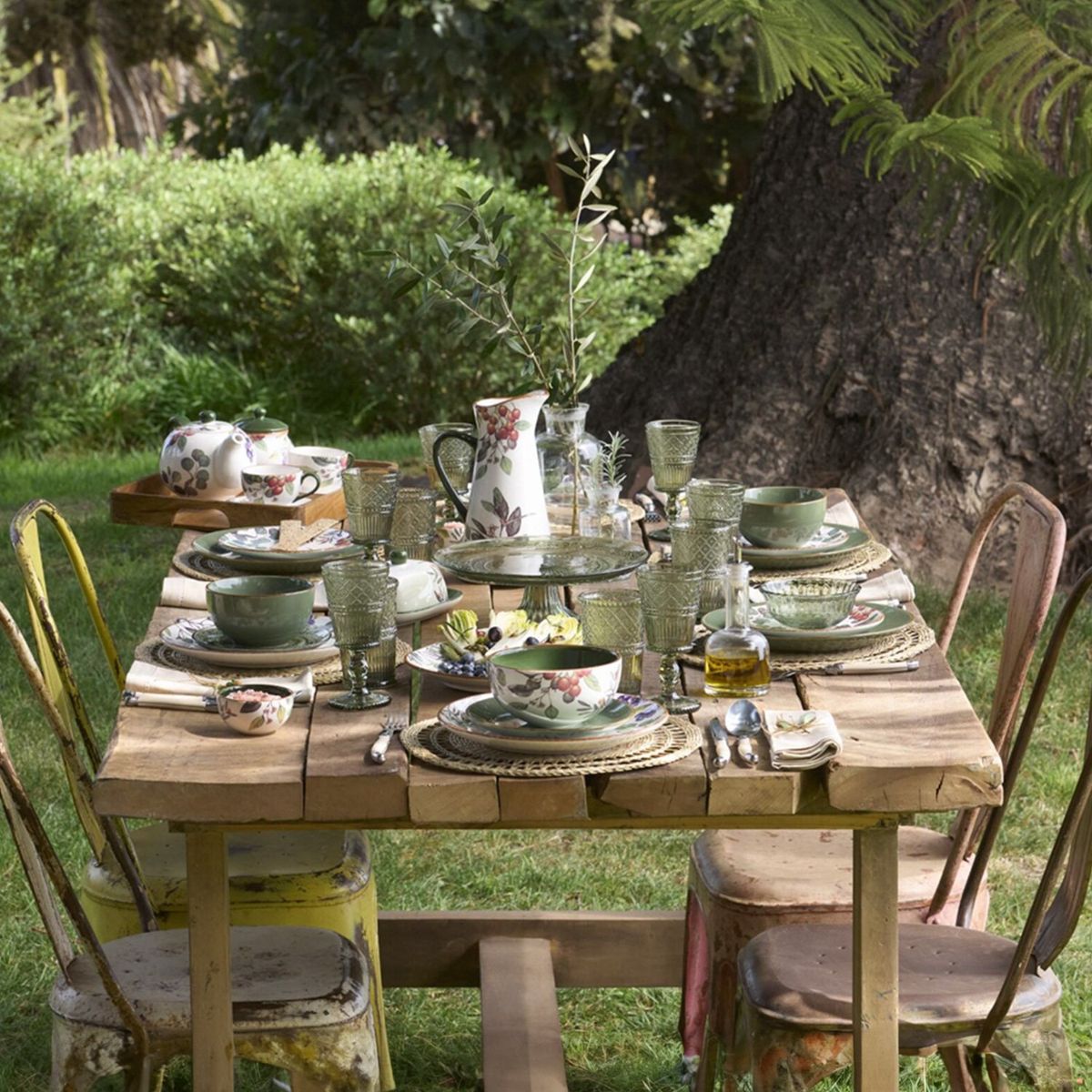 ROBERTA ALLEN - Plato Base Plástico Fibra Espiga 33 cm