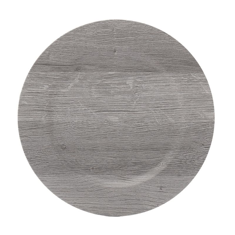 ROBERTA ALLEN - Plato base Plástico Wood Black 33 cm