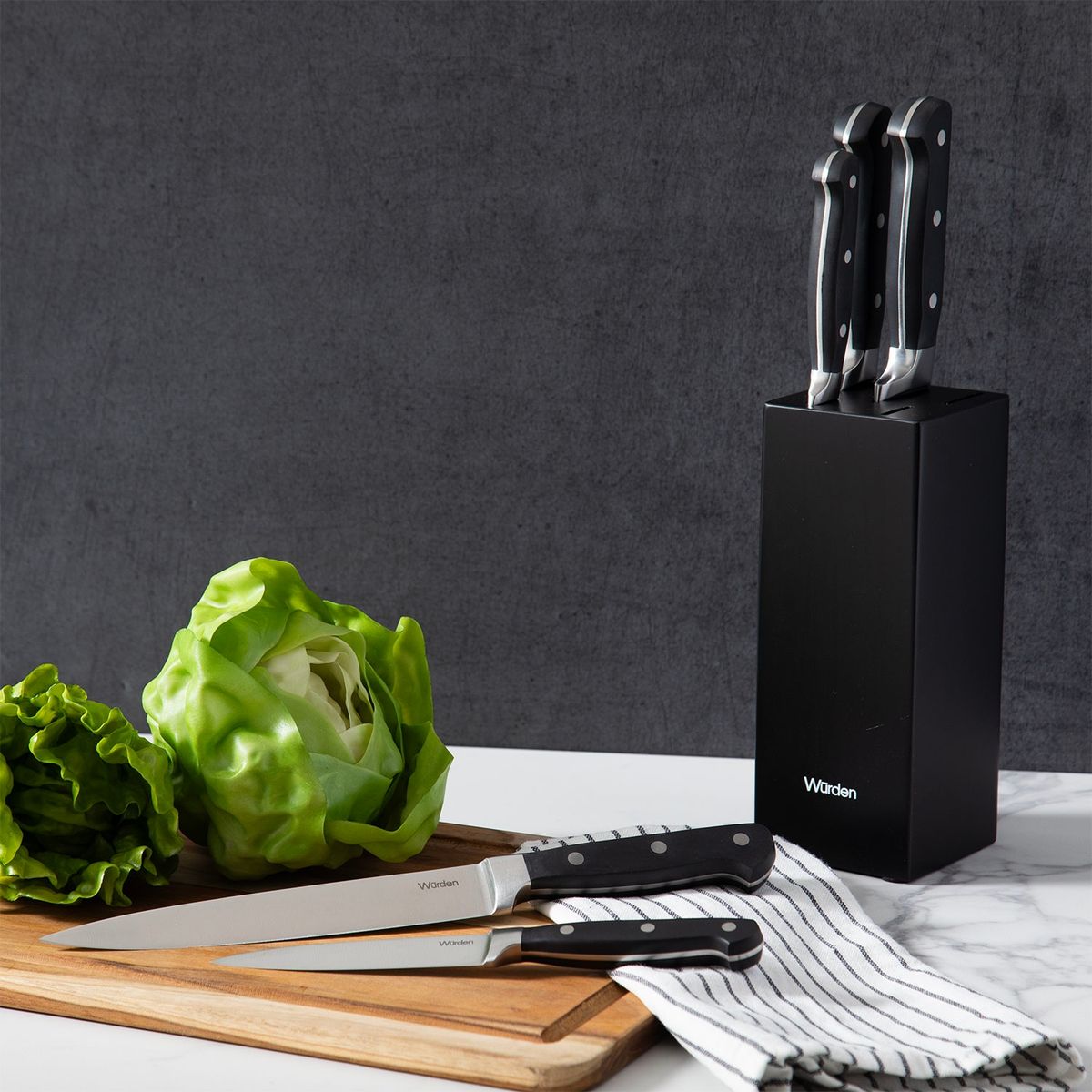 WURDEN - Taco de cuchillos Wurden 6 piezas