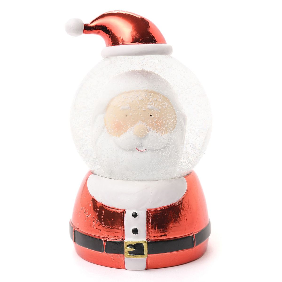 MICA - Bola de Nieve de Cristal Navideña Papá Noel de Vidrio 13 cm Mica