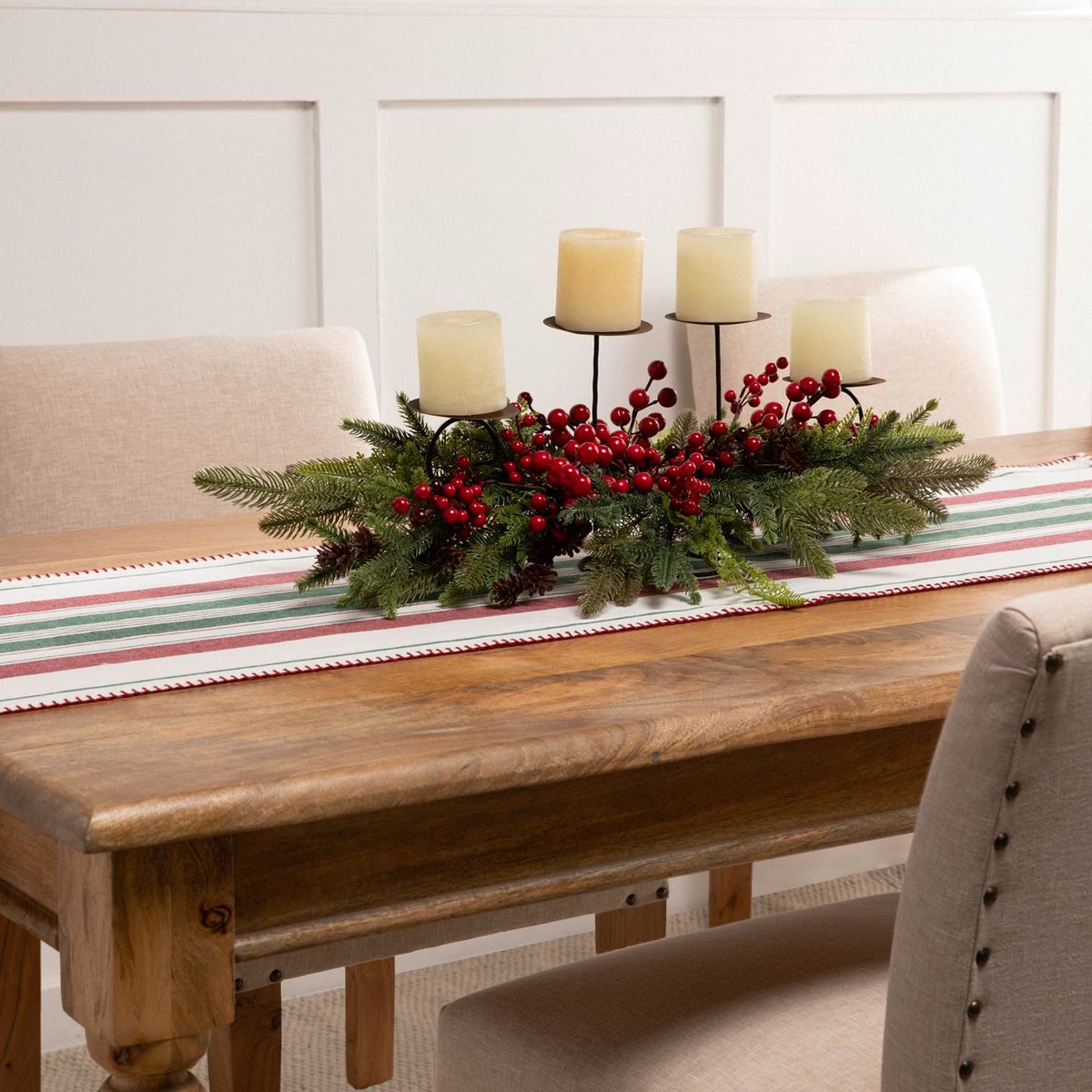 MICA - Centro de Mesa Navideño Berry 20 cm