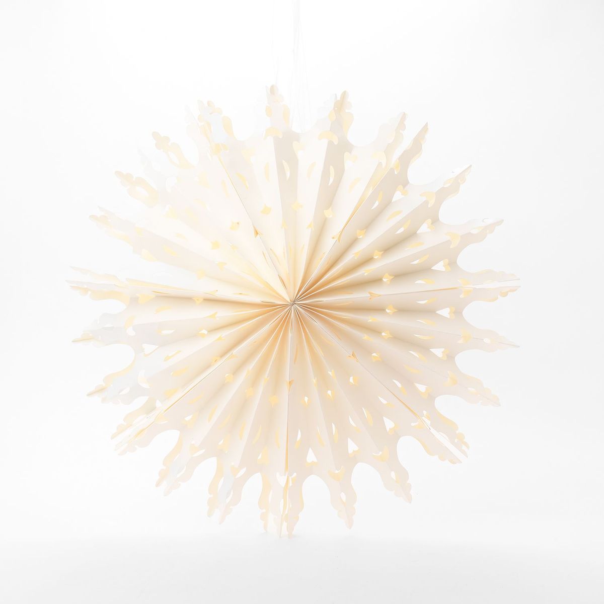 MICA - Colgante decorativo Copo de papel 60 cm Navideño Mica