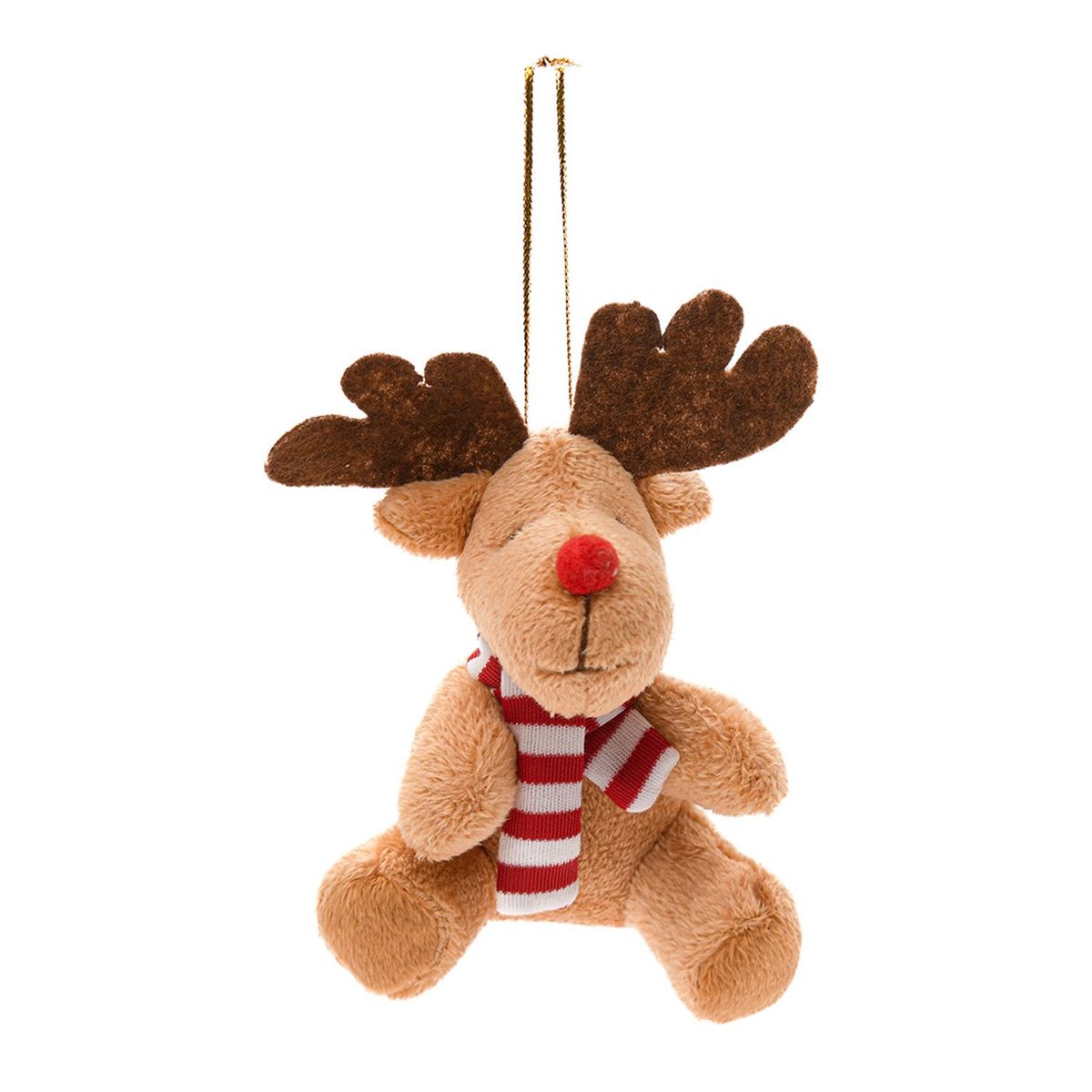 MICA - Adorno colgante Reno para arbol de navidad 10 cm Mica