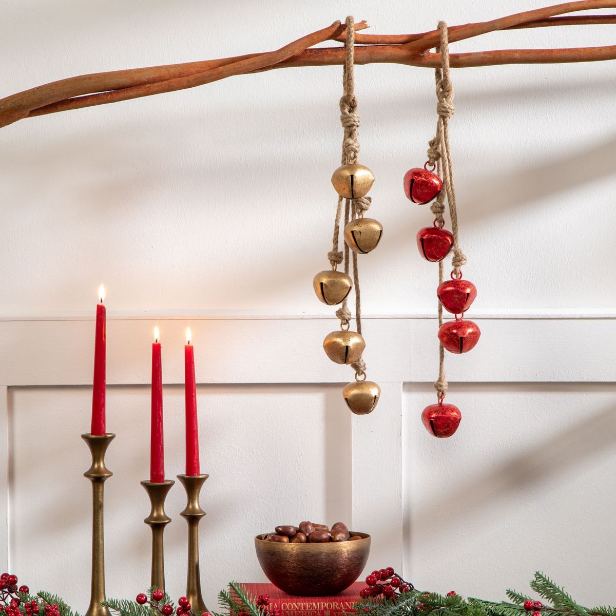 MICA - Adorno Punta de Árbol de Navidad Cascabel 60 cm