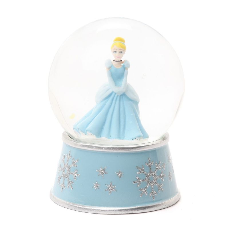 DISNEY - Bola de Nieve de Cristal Navideña Cenicienta de Poliresina 10 cm Disney