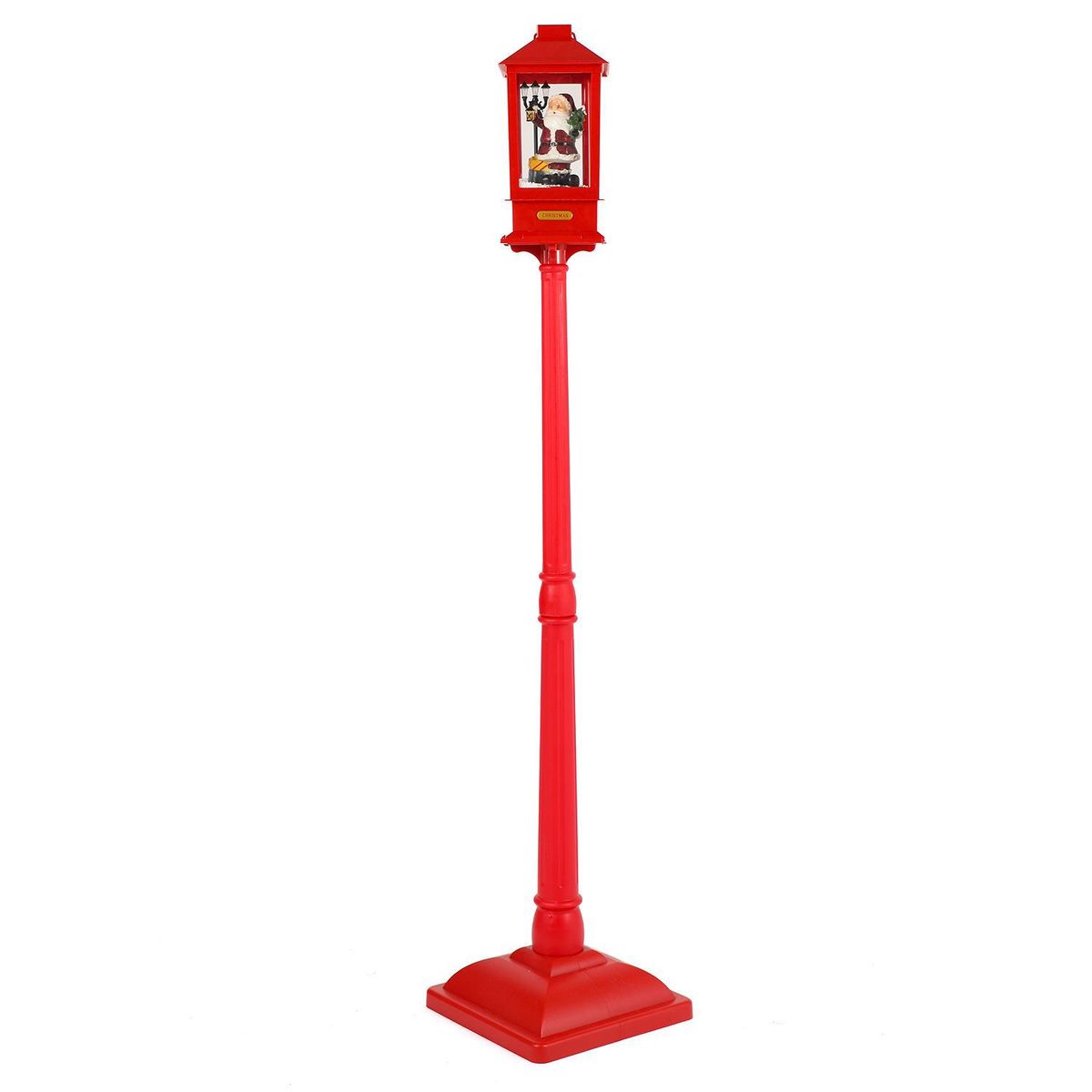 MICA - Figura Navideña: Papá Noel Farol 90 cm