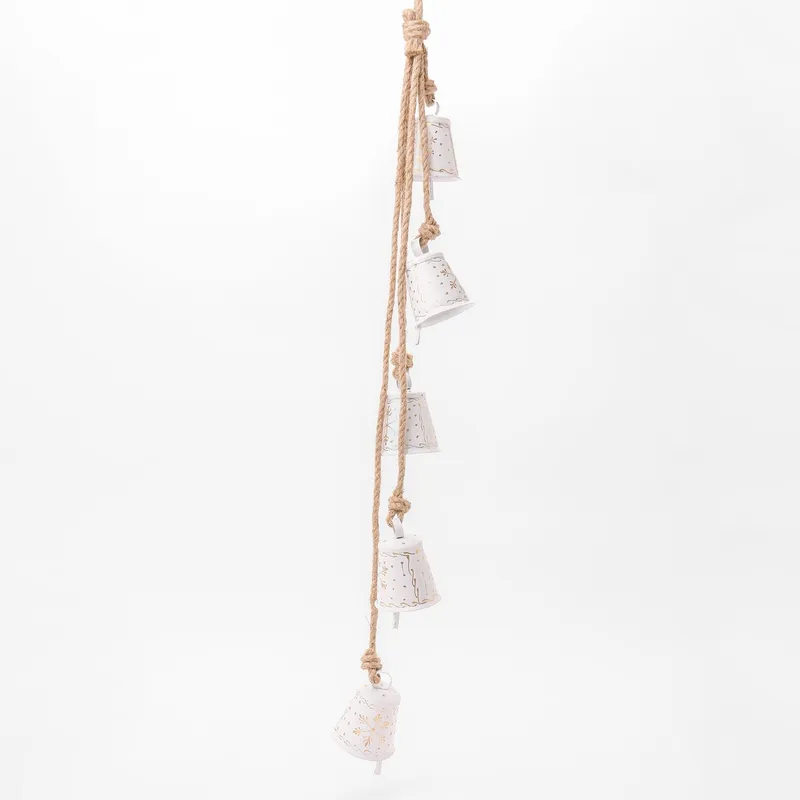 MICA - Adorno Campana de Navidad Dorado 80 cm