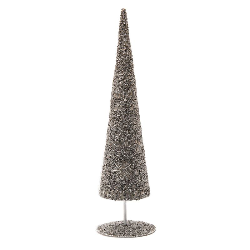 MICA - Árbol de Navidad para Mesa 45 cm de Vidrio. Decoración navideña Mica
