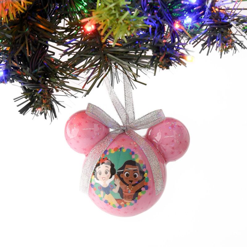 DISNEY - Bola de Navidad para Árbol. Moana y Cenicienta 7.5 cm de Espuma Viscoelástica Disney