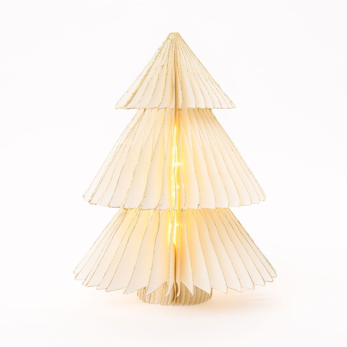 MICA - Árbol de Navidad para Mesa 30 cm de Papel. Decoración navideña Mica