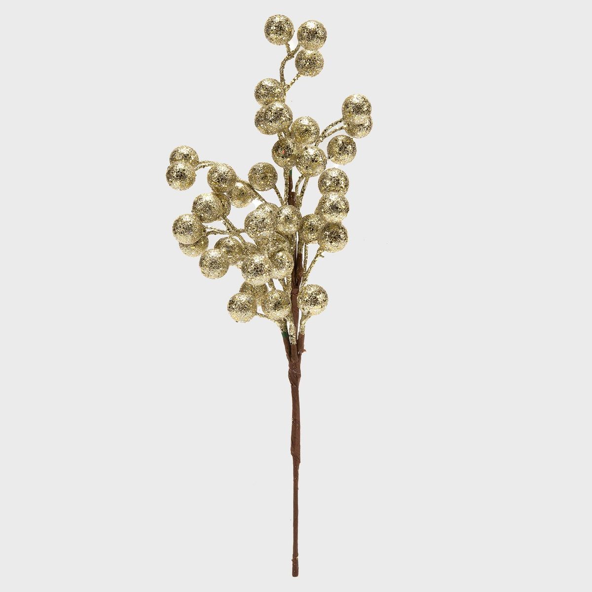 MICA - Adorno de Navidad: Rama Dorada 45 cm