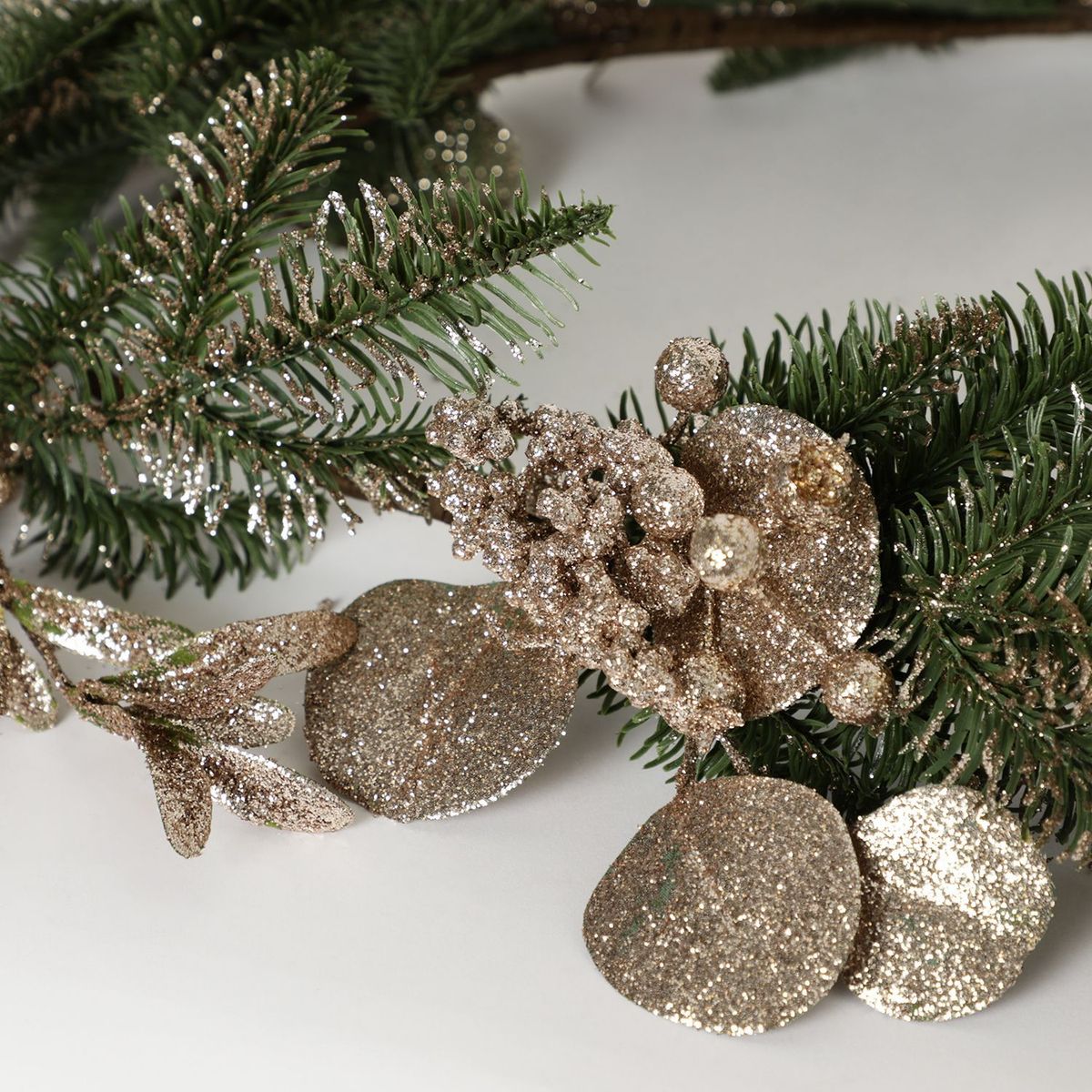 MICA - Guirnalda Navideña Dorada 150 cm