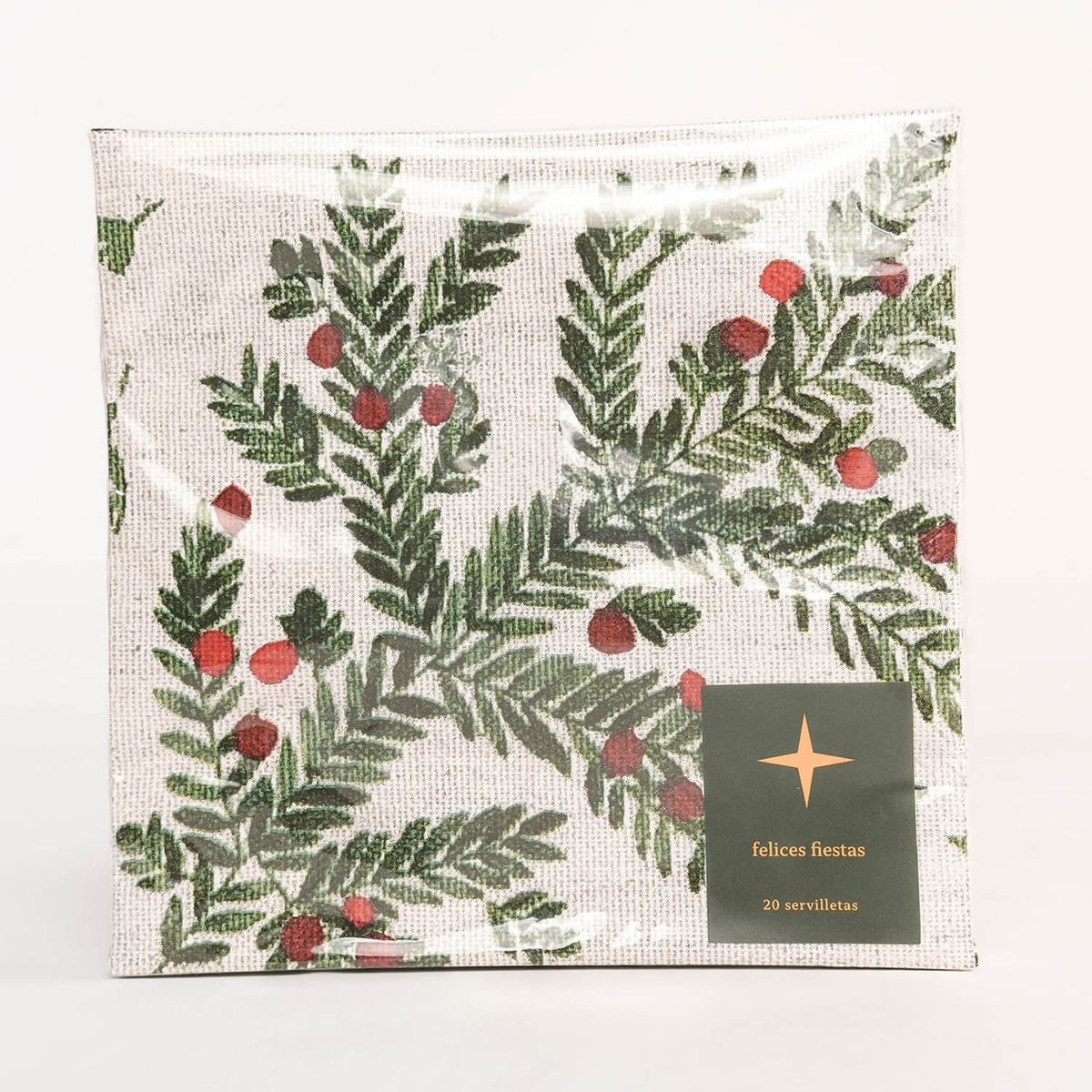 MICA - Servilleta de Navidad Ramas 33x33 cm