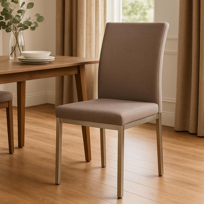 BASEMENT HOME - Set X2 Sillas de Comedor en Poliéster (Incluye 2 Sillas) Positano 100 x 52 x 46 cm Basement Home -  0% Interés a 3, 6 o 12 Cuotas Pagando con tu CMR Banco Falabella