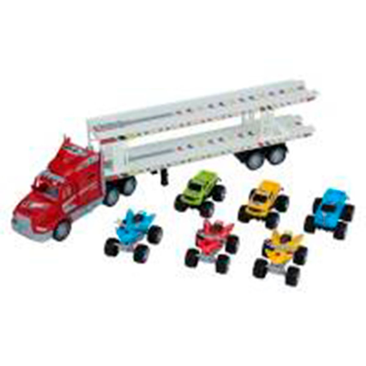 KIDS N PLAY - Camión Transportador, incluye (camión + carros + motos), a partir de 3 años