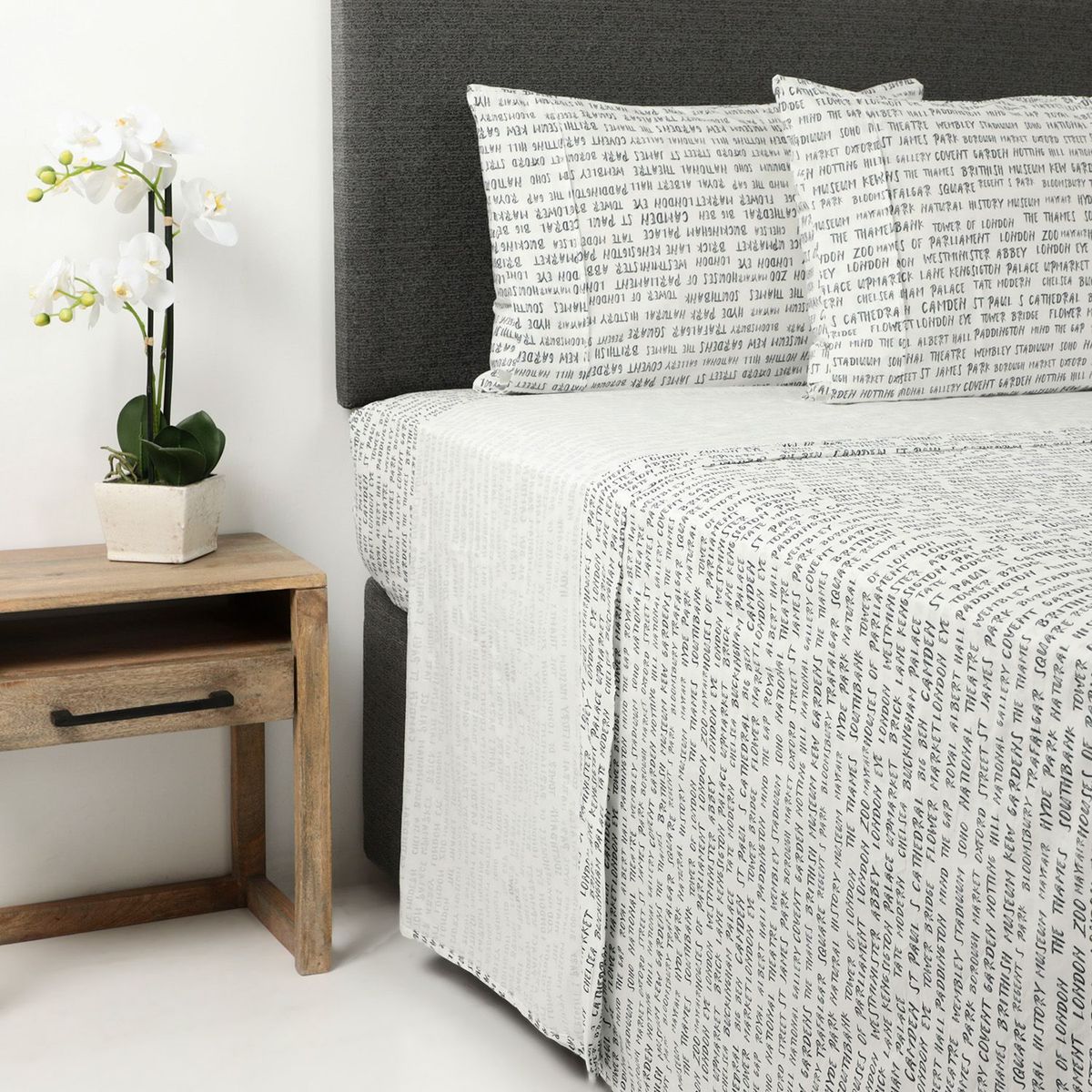 MICA - Sábanas Mica de Algodón 180 Hilos para cama Sencilla, Doble, Queen y King. Juegos de Sábanas Estampadas y Suave