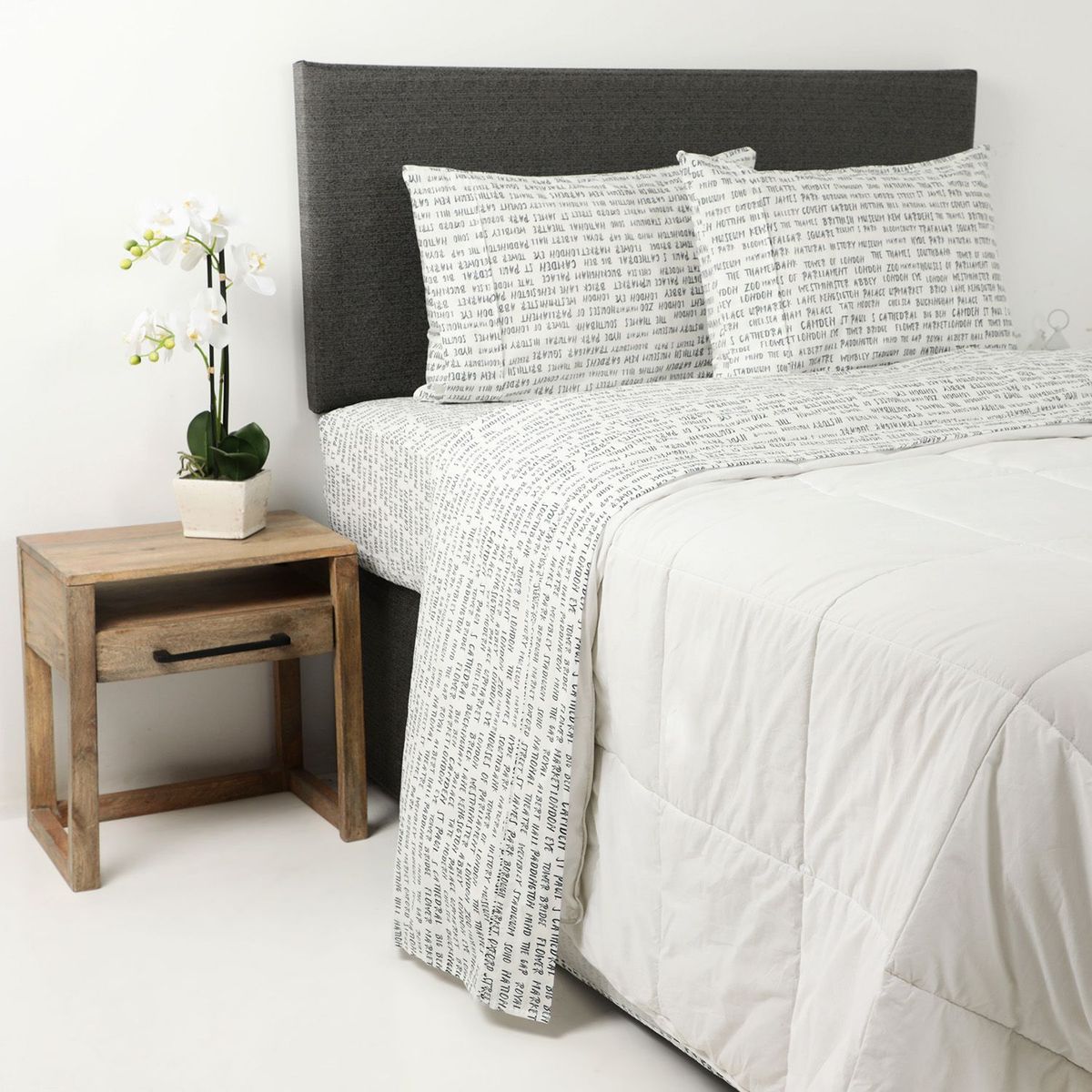 MICA - Sábanas Mica de Algodón 180 Hilos para cama Sencilla, Doble, Queen y King. Juegos de Sábanas Estampadas y Suave