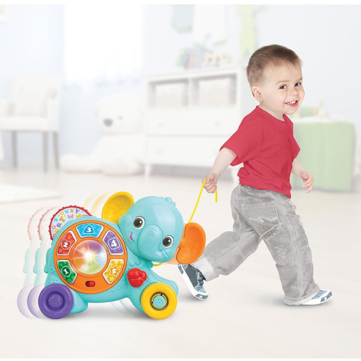 WINFUN - Juguete para bebé de arrastrar Mi amigo Elefante Winfun