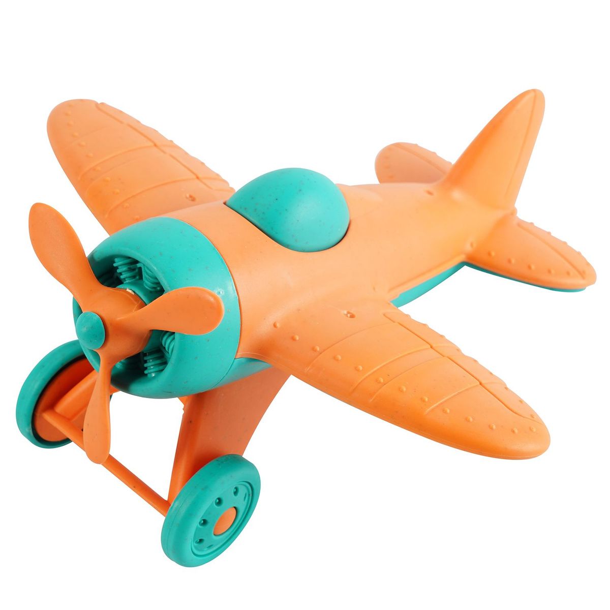 KIDS N PLAY - Avion de Juguete Hecho en Fibra de Trico y Materiales Amigables