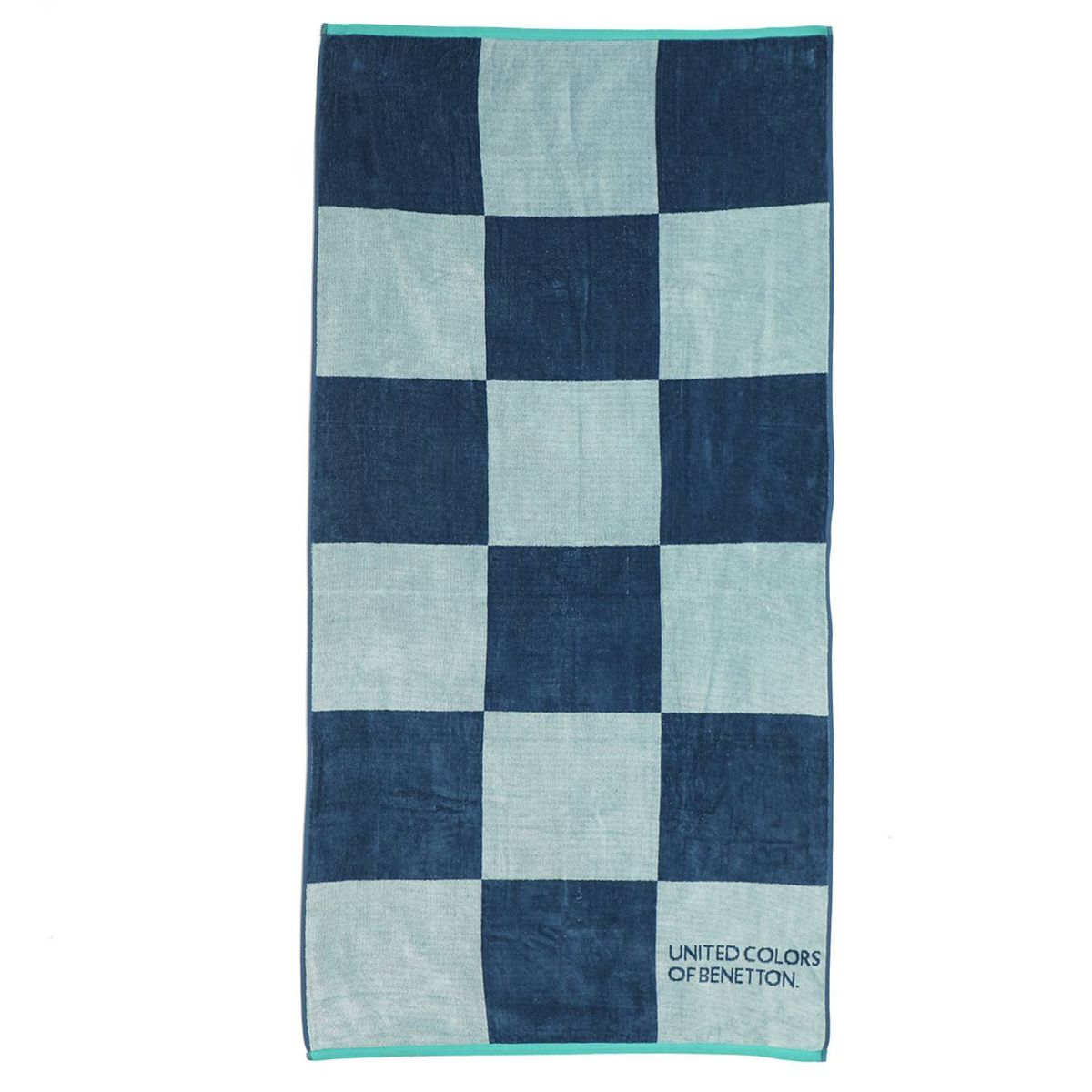 BENETTON - Toalla de playa CHECK SKY 80x160 cm