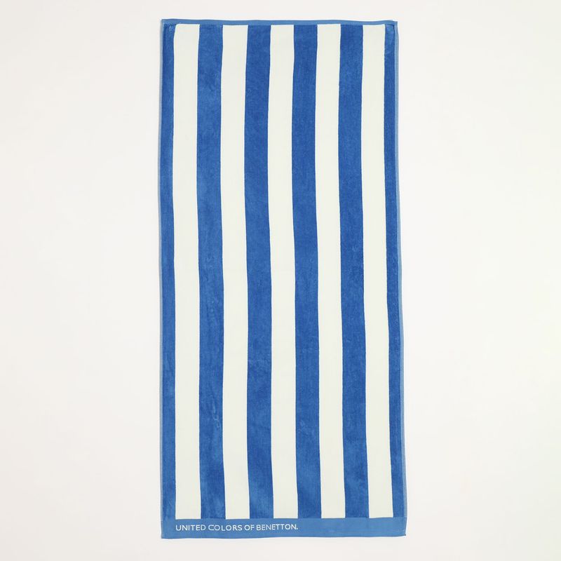 BENETTON - Toalla de playa infantil 430 g/m² STRIPES KIDS TU 71 x 148 cm