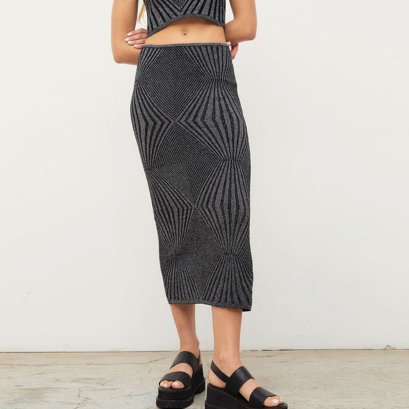 SYBILLA - Falda Maxi para Mujer Sybilla
