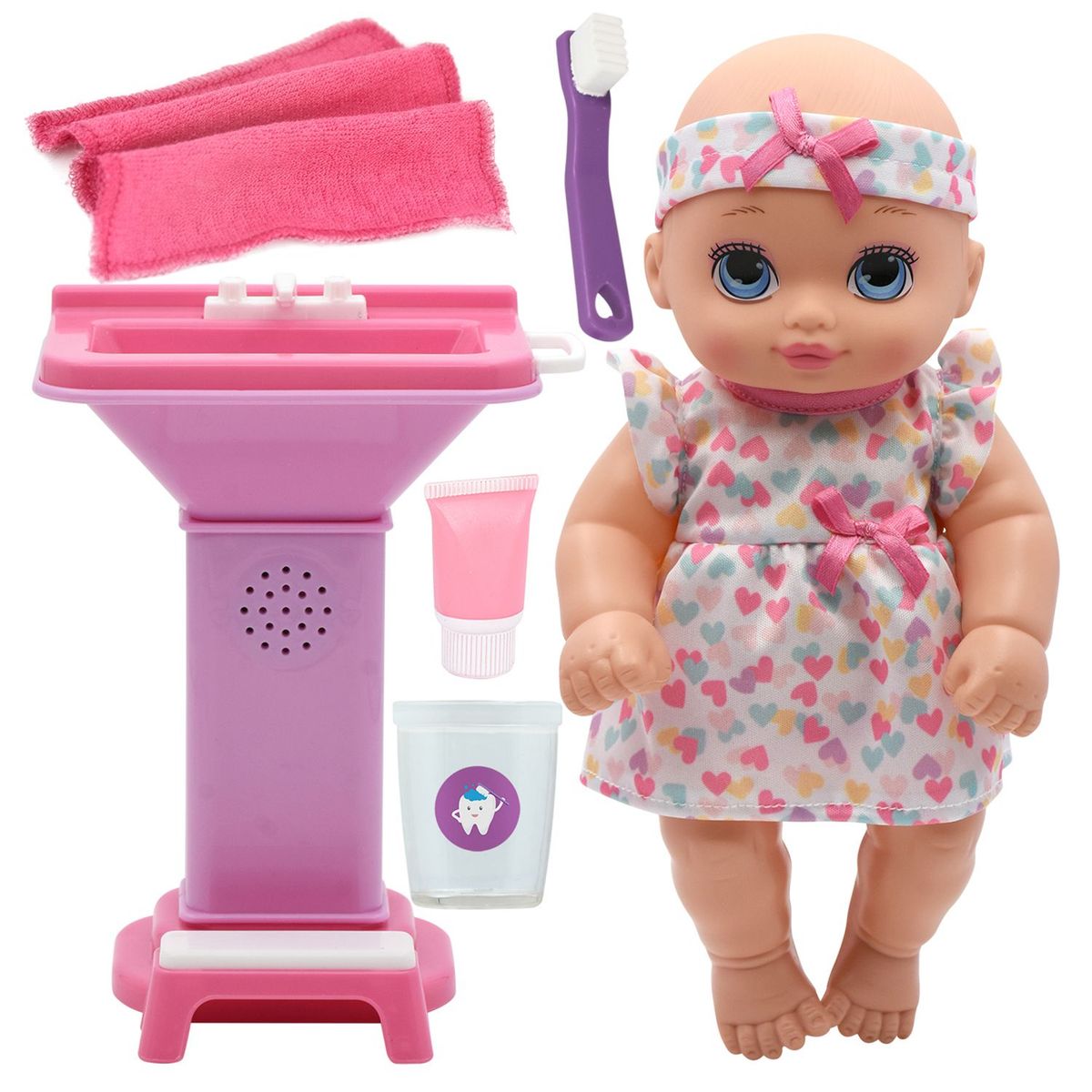  - Muñeca Little Darlings Cepilla y Limpia tus dientes