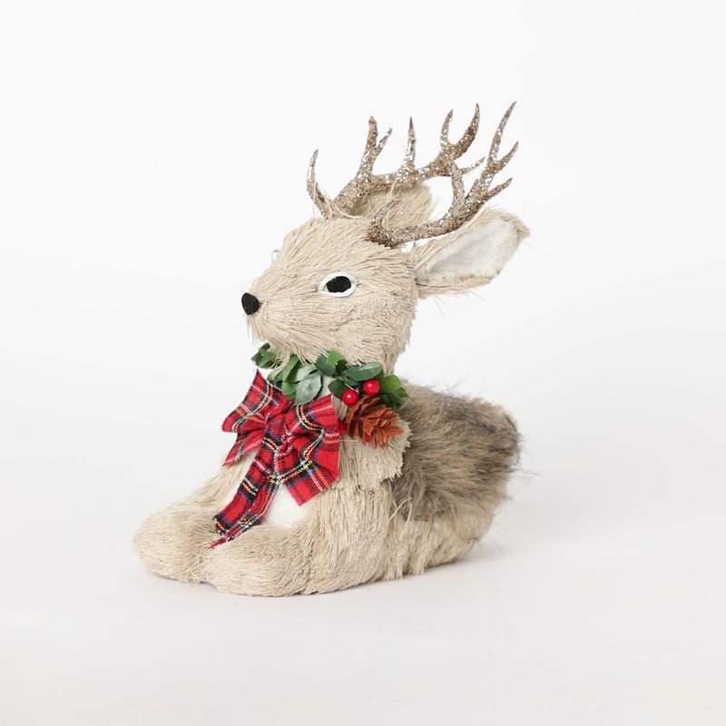 MICA - Adorno reno navideño 24 X 26 cm Mica