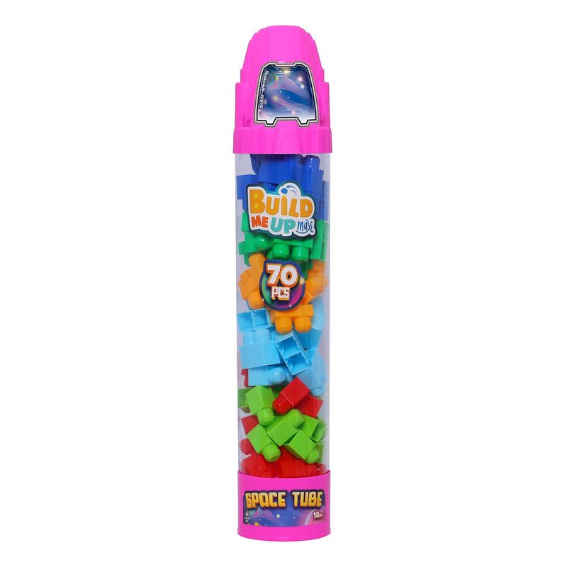  - Kit Nave Espacial Rosa Bloques de Construcción. Incluye (70 bloques). A partir de 2 años.