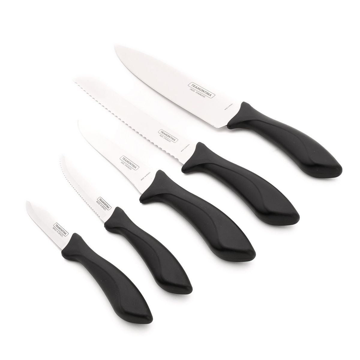 TRAMONTINA - Set X 5 Cuchillos Blister Tramontina