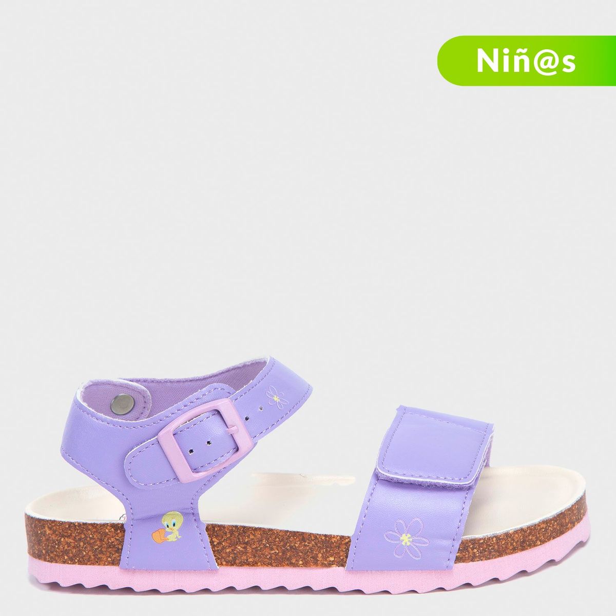WARNER BROS - Sandalias Piolín Warner para Niña con Velcro