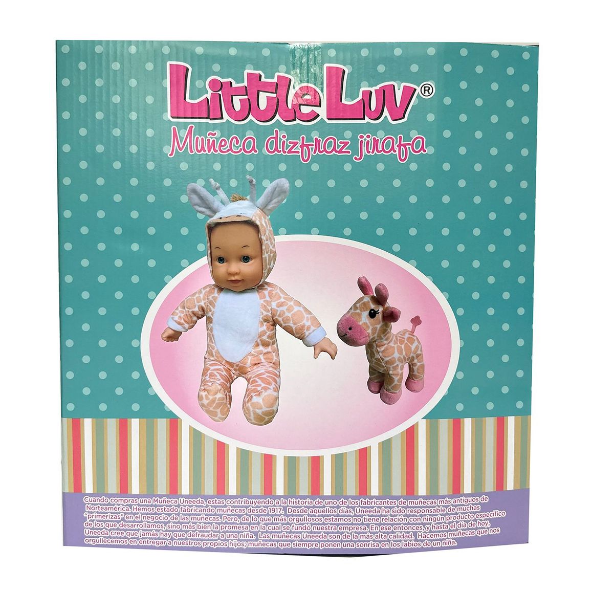  - Muñeca Bebé con Disfraz de Unicornio Little Luv, a partir de 3 años, incluye (Muñeca y Peluche de Unicornio)
