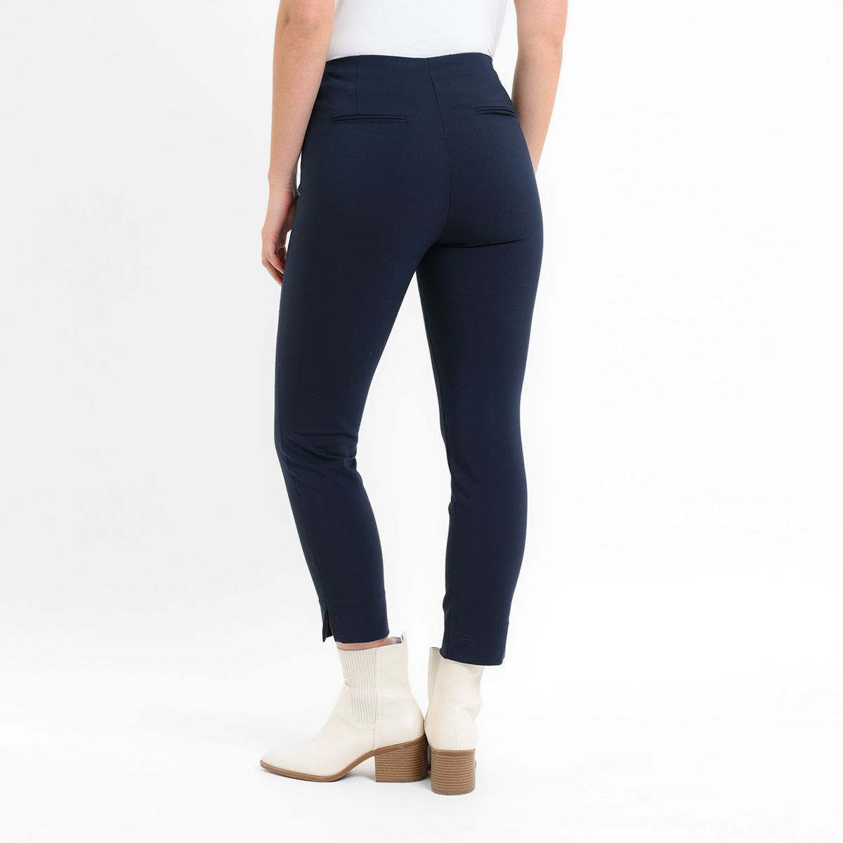 BASEMENT - Pantalon Recto Mujer Tiro medio Basement