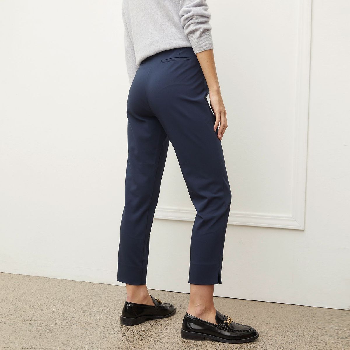 BASEMENT - Pantalon Recto Mujer Tiro medio Basement