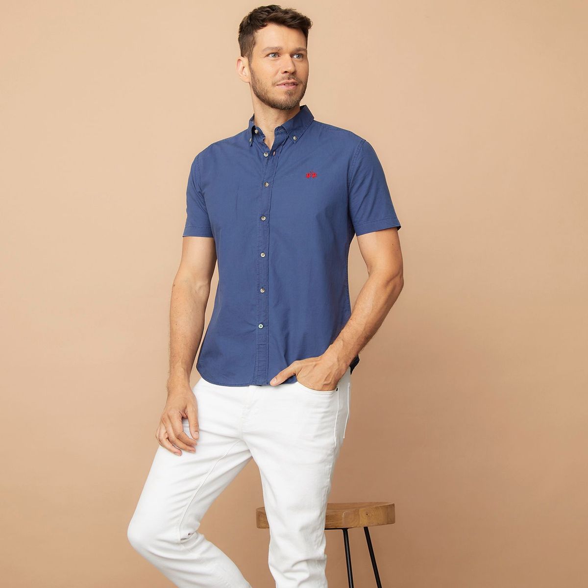 LA MARTINA - Camisa para Hombre Manga corta La Martina