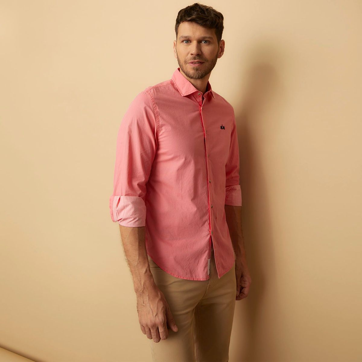 LA MARTINA - Camisa para Hombre Manga larga La Martina