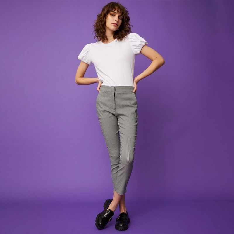 BASEMENT - Pantalón Skinny Mujer Tiro medio Basement