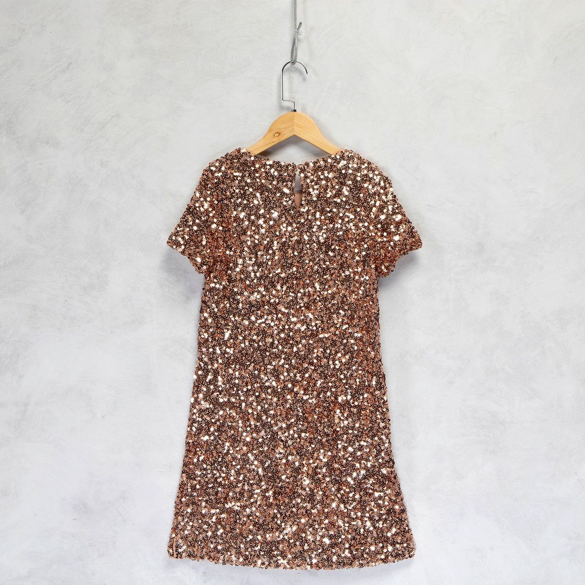 ELV - Vestido de Fiesta con Lentejuelas para Niña ELV