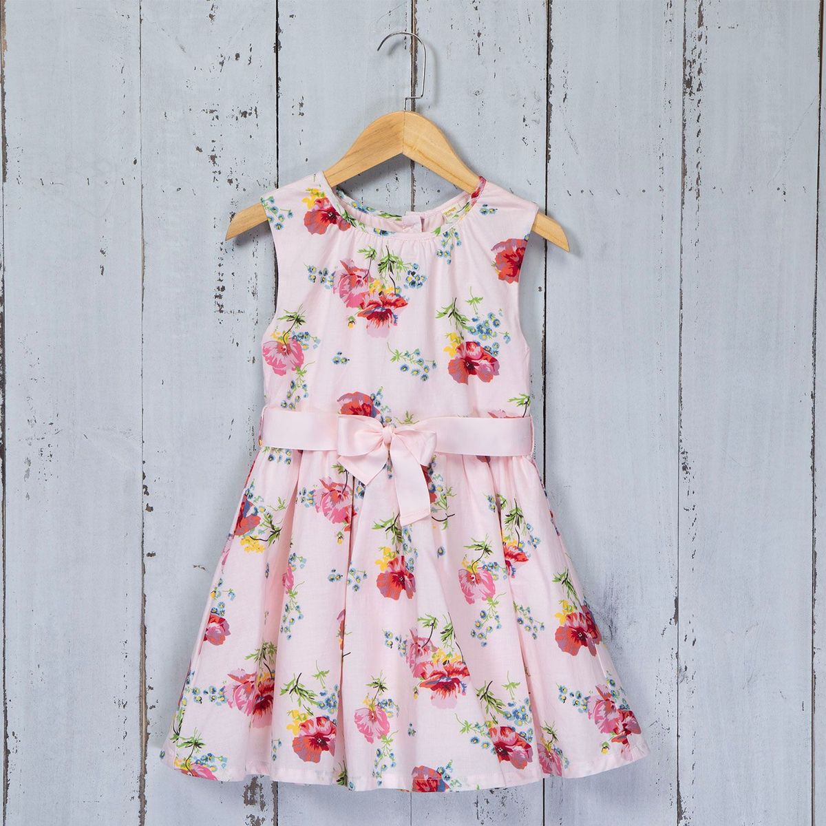 YAMP - Vestido de fiesta para Niña de flores en Algodón Yamp