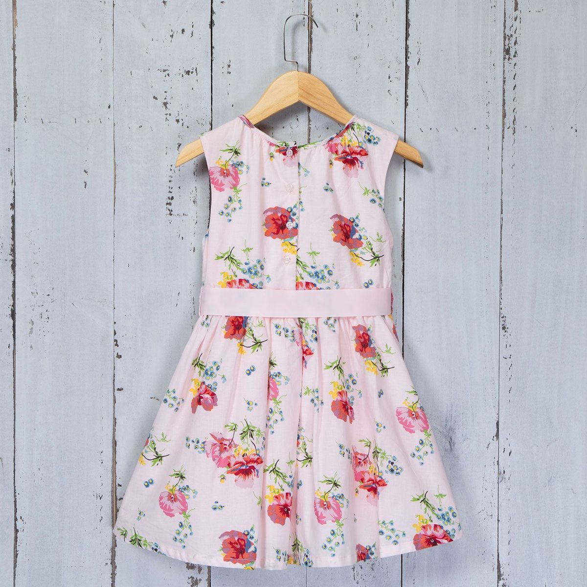 YAMP - Vestido de fiesta para Niña de flores en Algodón Yamp