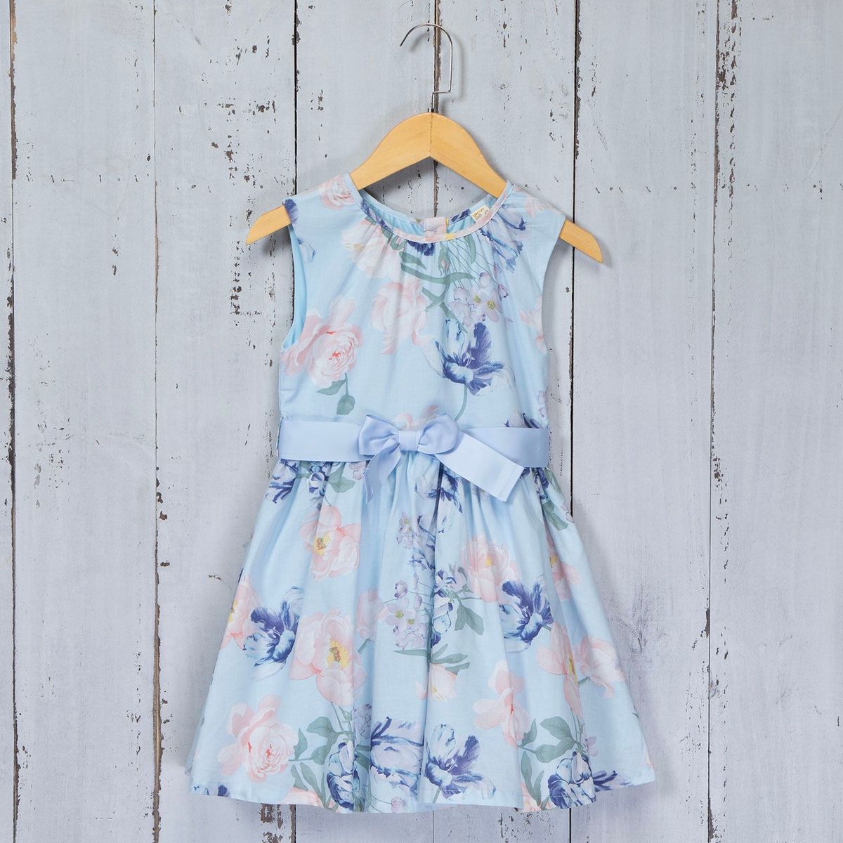 YAMP - Vestido de fiesta para Niña de flores en Algodón Yamp