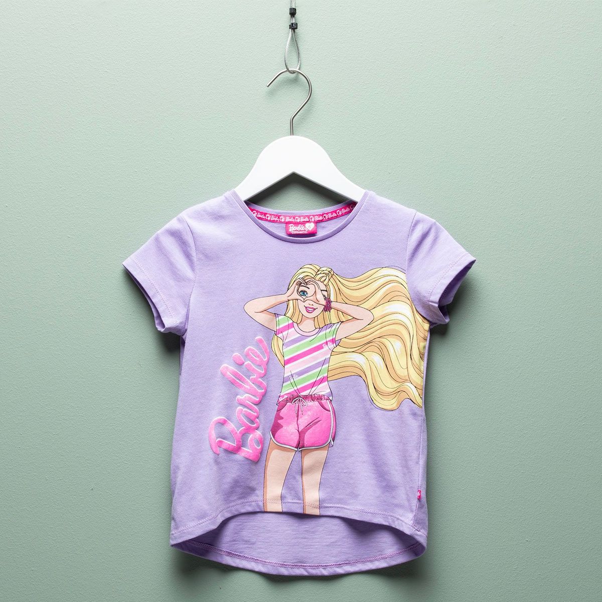 BARBIE - Camiseta para Niña en Algodón Barbie