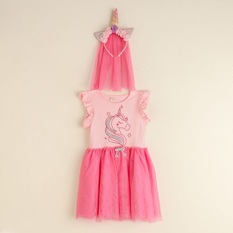 YAMP - Vestido Tutú con accesorio para Niña Yamp