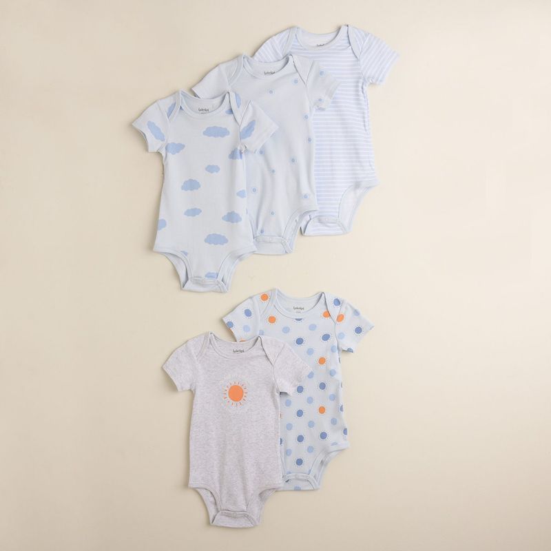 YAMP - Pack de 5 Bodies para bebé en Algodón Yamp