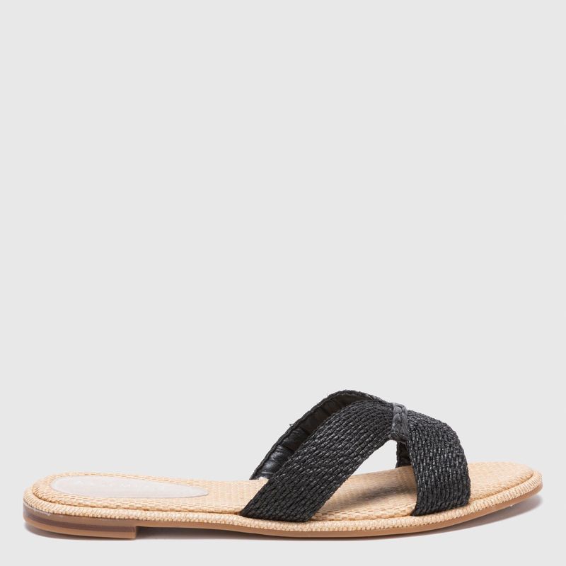 BASEMENT - Sandalias planas para Mujer Agrik Basement color Negro - Zapatos Mujer