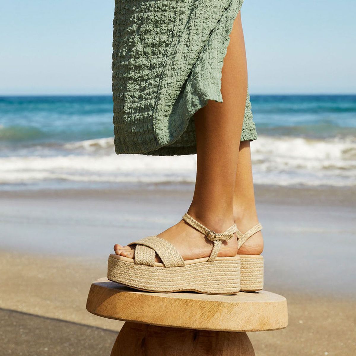 SYBILLA - Sandalias para Mujer con Plataforma Media Bayu Sybilla