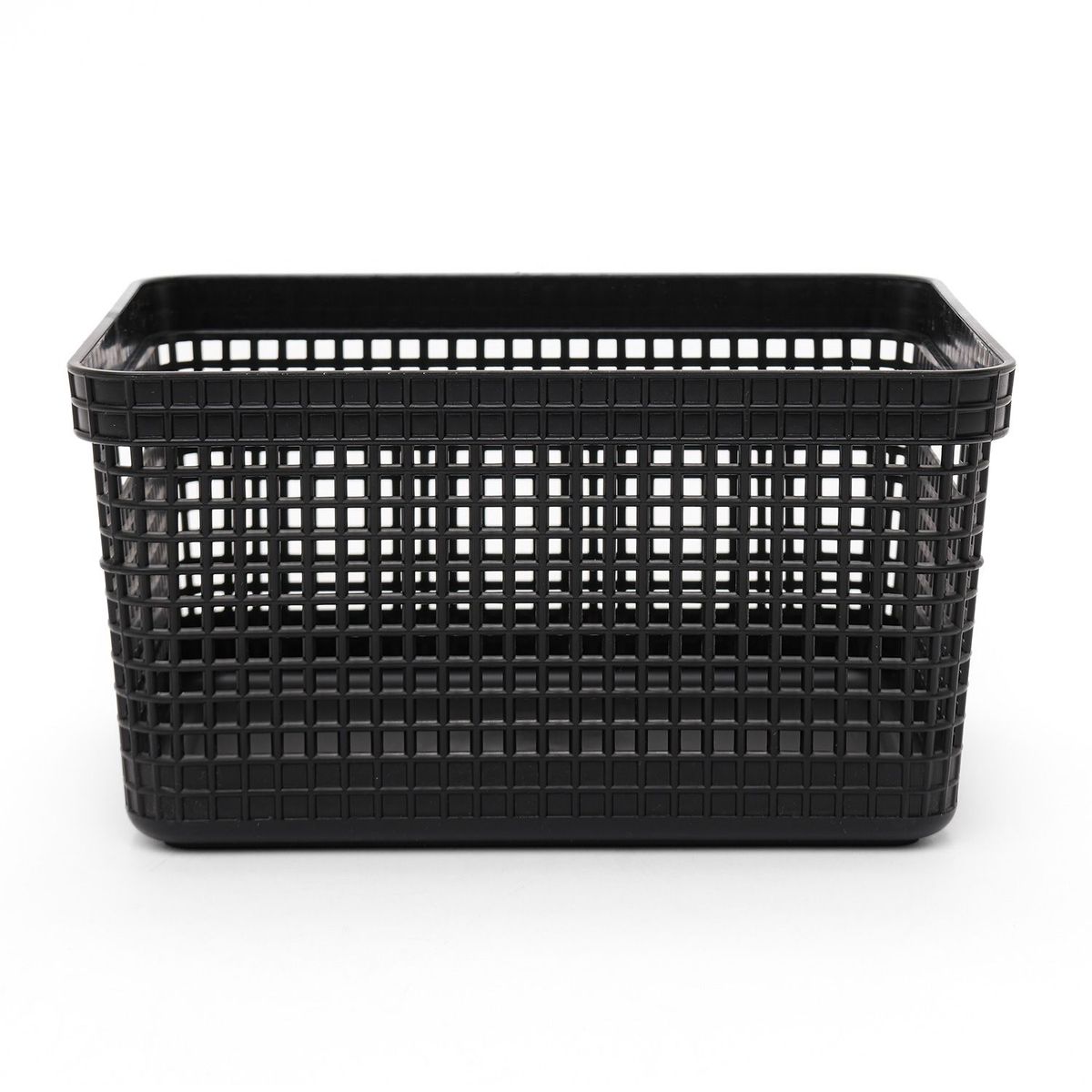 OU - Cesta Organizadora con Tapa Multiusos Polipropileno 19 x 29 cm. Cesta de Ropa. Cesta Organizadora de baño Mica