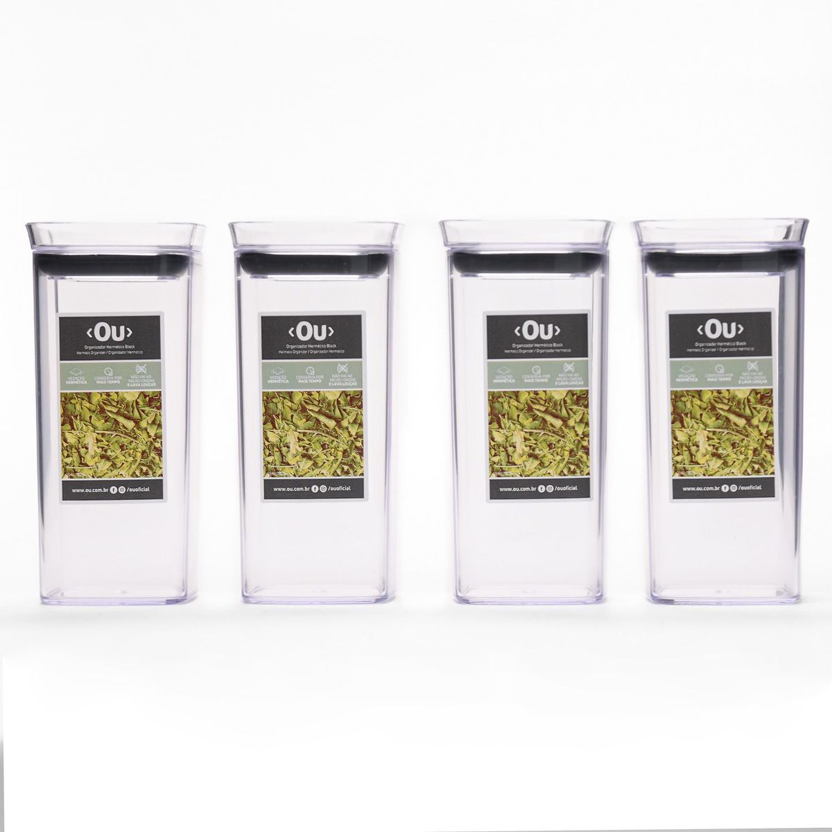 OU - Set Contenedor Block 4Pzs 340Ml
