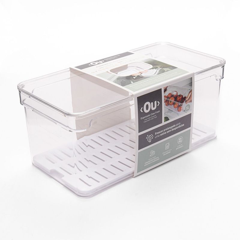 OU - Organizador Clear Fresh 5L